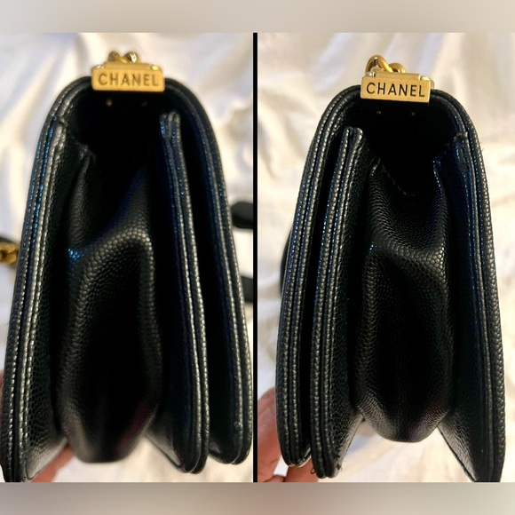 👑✅PRICE FIRM✅ Gorgeous Black and Gold Quilted Shoulder Crossbody Bag. Brand New! - Picture 7 of 17